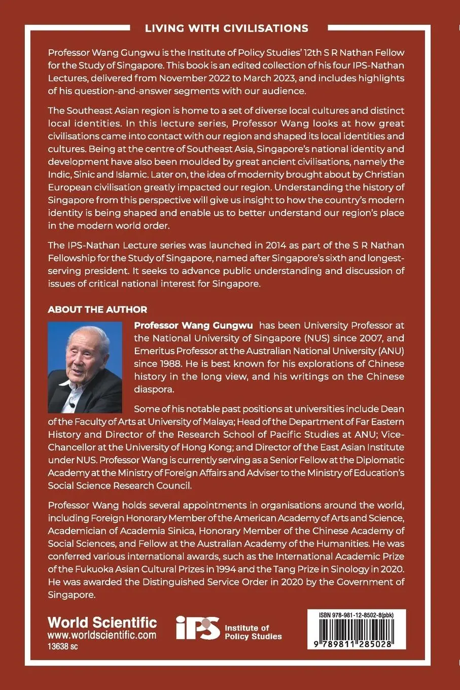 Rückseite: 9789811285028 | LIVING WITH CIVILISATIONS | Gungwu Wang | Taschenbuch | Englisch