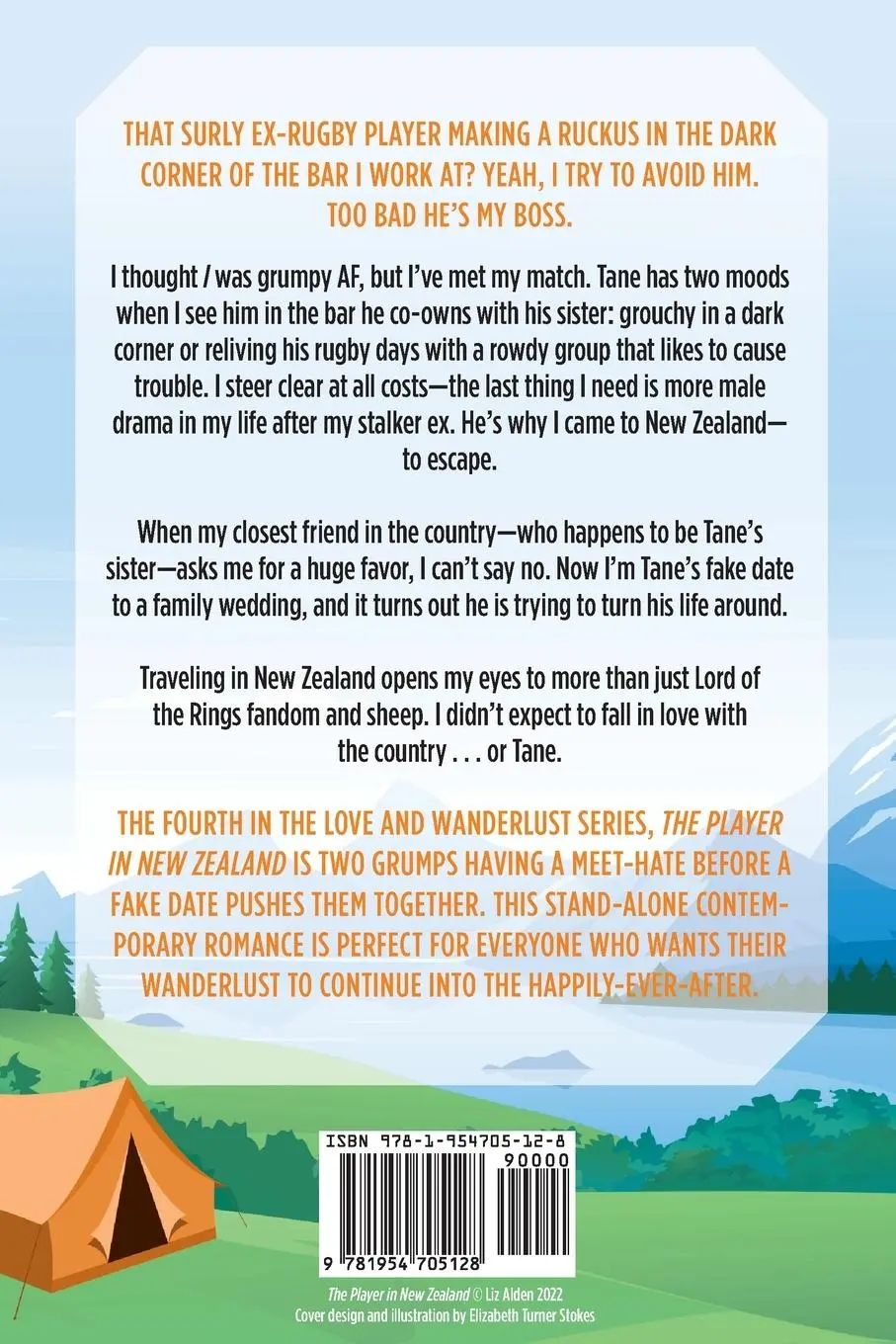 Rückseite: 9781954705128 | The Player in New Zealand | Large Print Edition | Liz Alden | Buch