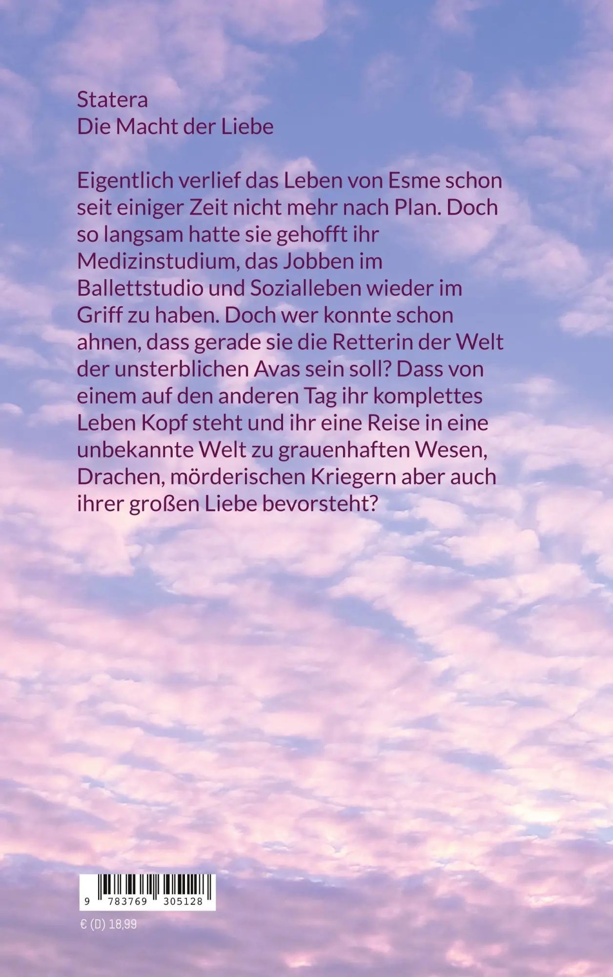 Rückseite: 9783769305128 | Statera | Die Macht der Liebe | Steffi Kirchner | Taschenbuch | 438 S.