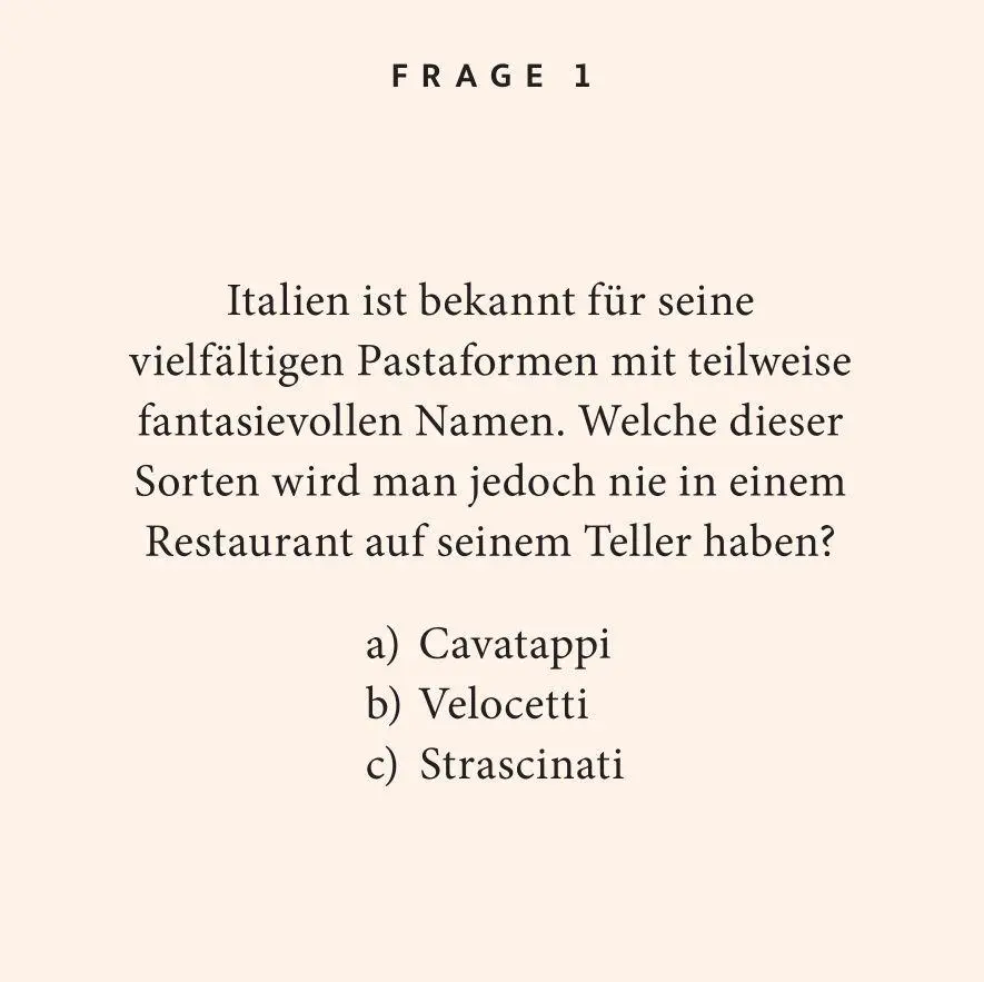 Bild: 9783899785128 | Pasta-Quiz | Johannes Quirin | Taschenbuch | Quiz im Quadrat | 103 S.