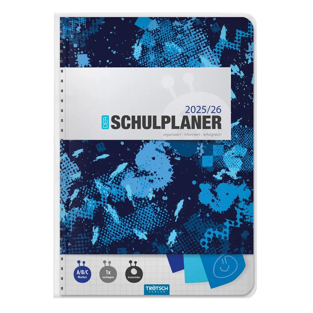 Cover: 9783988025128 | Trötsch Schulplaner Blau 25/26 | Trötsch Verlag GmbH &amp; Co. KG | 128 S.