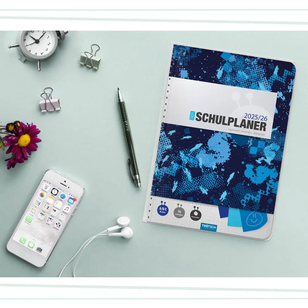 Bild: 9783988025128 | Trötsch Schulplaner Blau 25/26 | Trötsch Verlag GmbH &amp; Co. KG | 128 S.