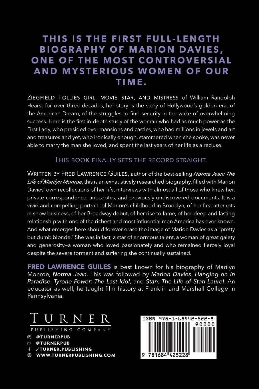 Rückseite: 9781684425228 | Marion Davies | Fred Lawrence Guiles | Taschenbuch | Englisch | 2020