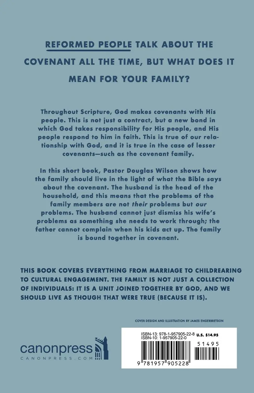 Rückseite: 9781957905228 | The Covenant Household | Douglas Wilson | Taschenbuch | Paperback