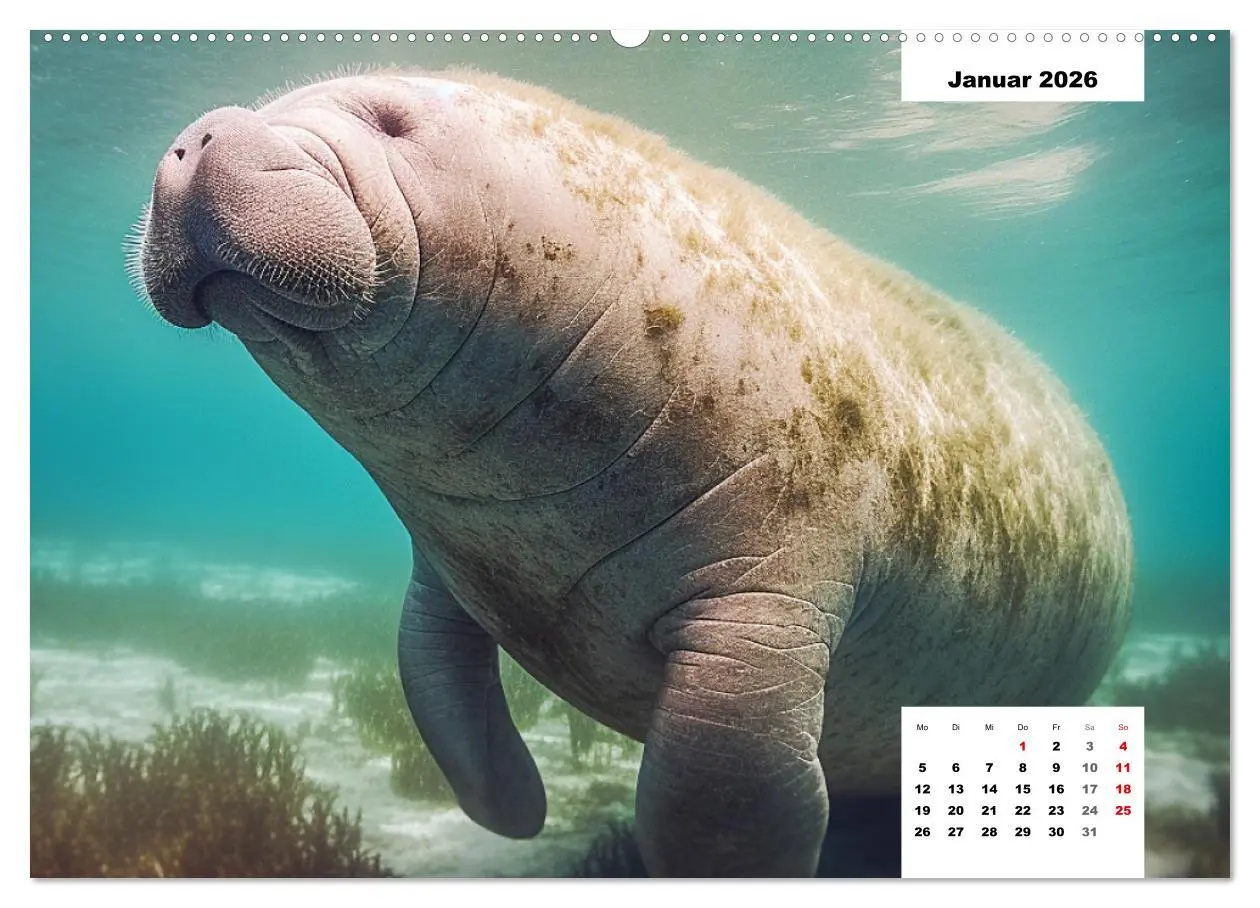 Bild: 9783457515228 | Manatees. Faszinierende Rundschwanzseekühe (hochwertiger Premium...