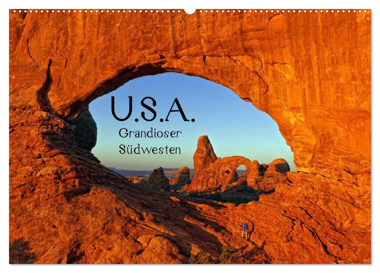 Cover: 9783516155228 | USA - Grandioser Südwesten (Wandkalender 2026 DIN A2 quer),...
