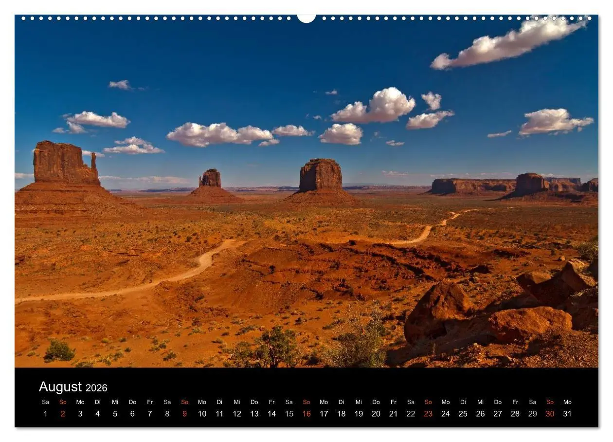 Bild: 9783516155228 | USA - Grandioser Südwesten (Wandkalender 2026 DIN A2 quer),...