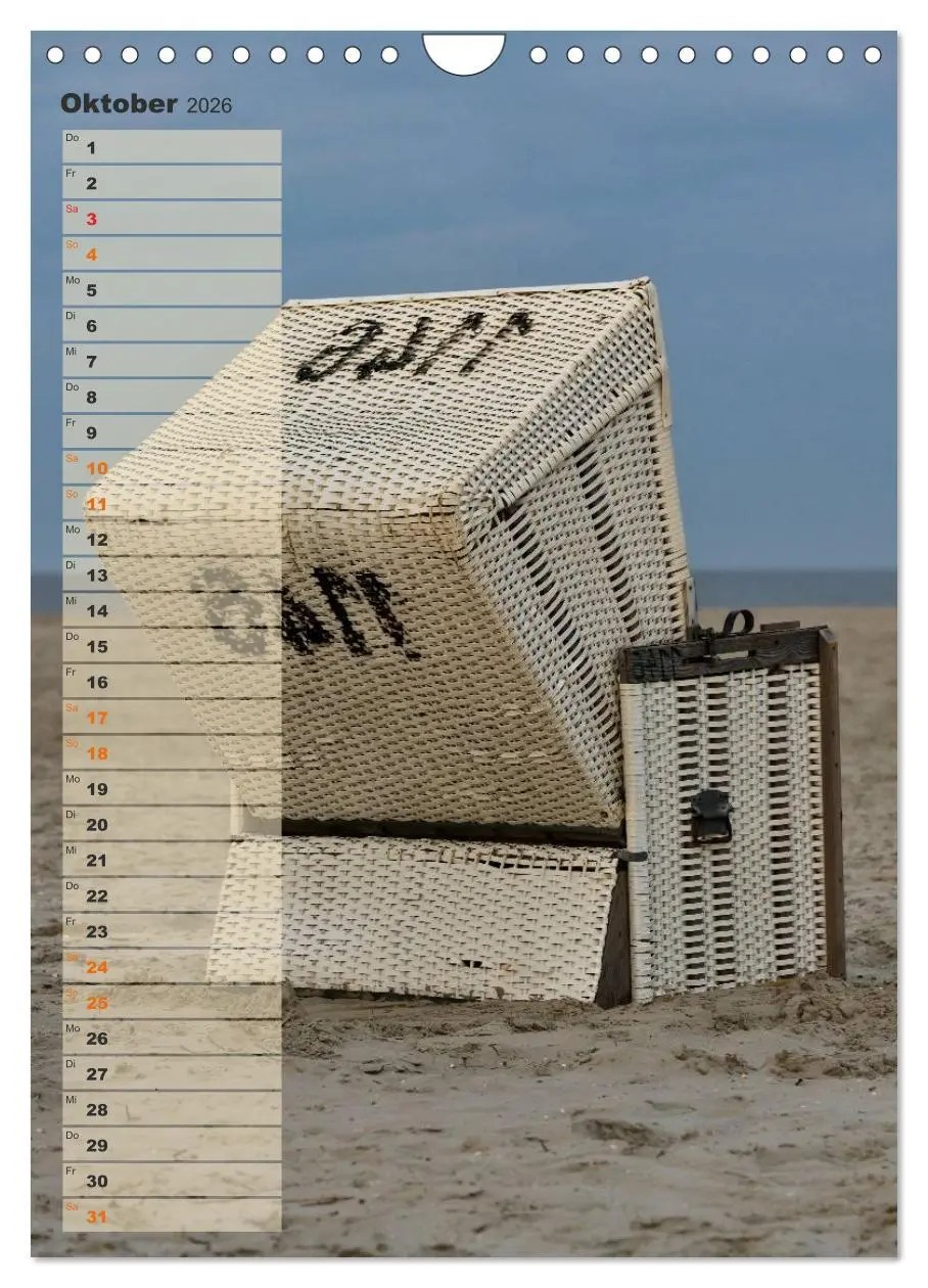 Bild: 9783516465228 | Zwischen Dünen und Watt / Geburtstagskalender (Wandkalender 2026...
