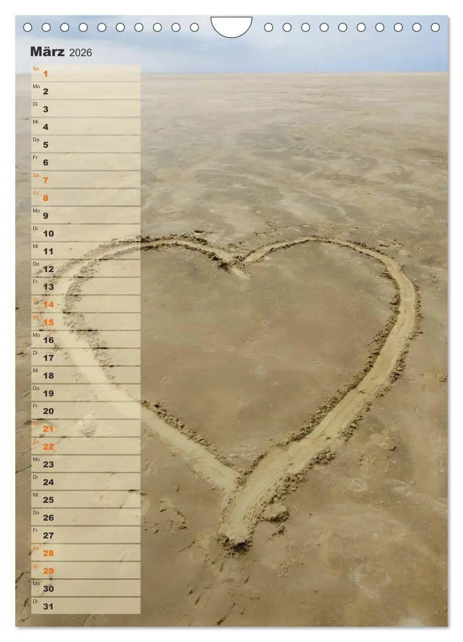 Bild: 9783516465228 | Zwischen Dünen und Watt / Geburtstagskalender (Wandkalender 2026...