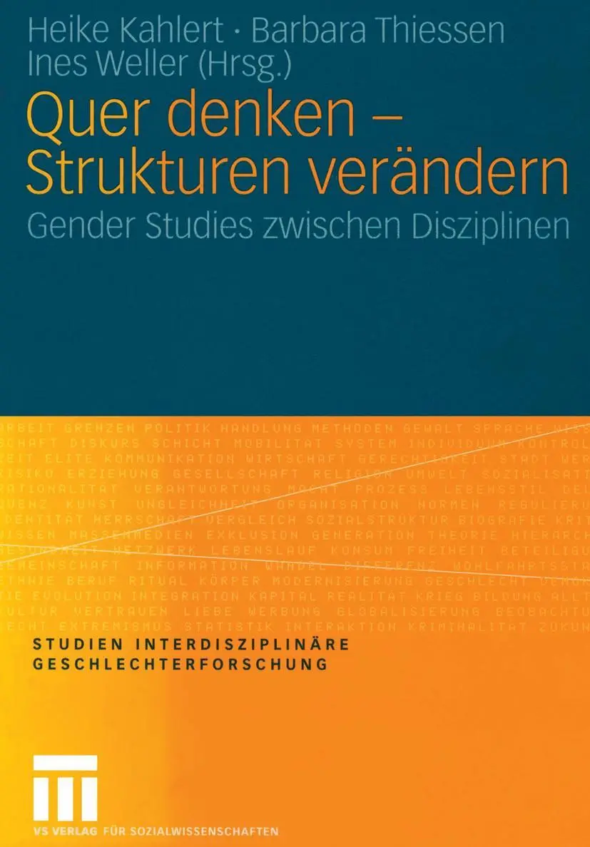 Cover: 9783531145228 | Quer denken - Strukturen verändern | Heike Kahlert (u. a.) | Buch