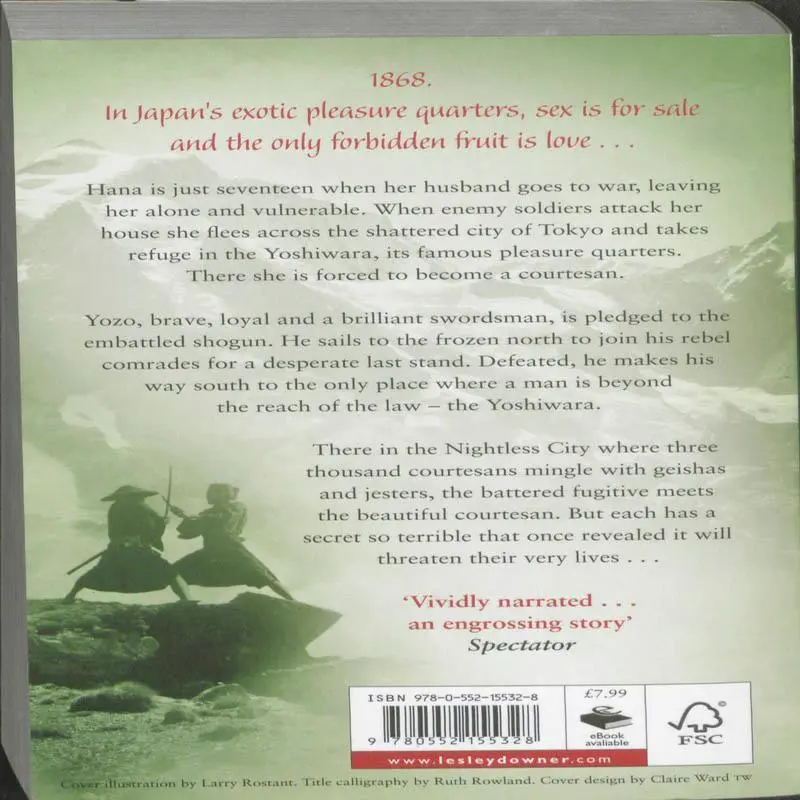 Rückseite: 9780552155328 | The Courtesan and the Samurai | The Shogun Quartet, Book 3 | Downer