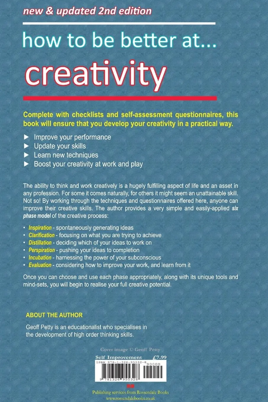 Rückseite: 9781326955328 | how to be better at... creativity | Geoff Petty | Taschenbuch | 2017