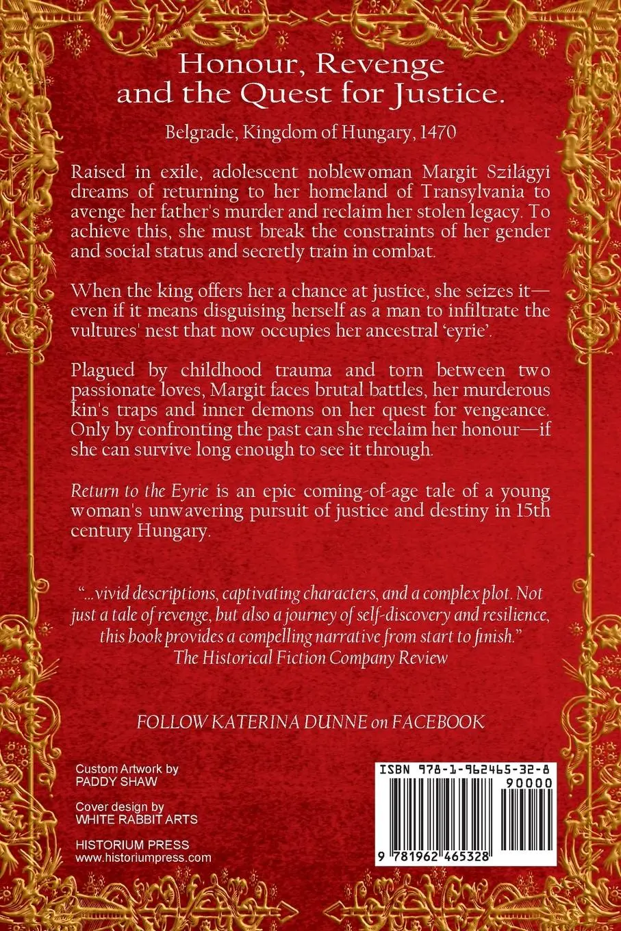Rückseite: 9781962465328 | Return to the Eyrie | The Medieval Hungary Series - Book Two | Buch