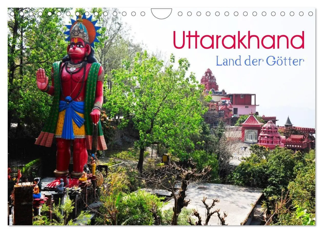 Cover: 9783516695328 | Uttarakhand - Land der Götter (Wandkalender 2026 DIN A4 quer),...