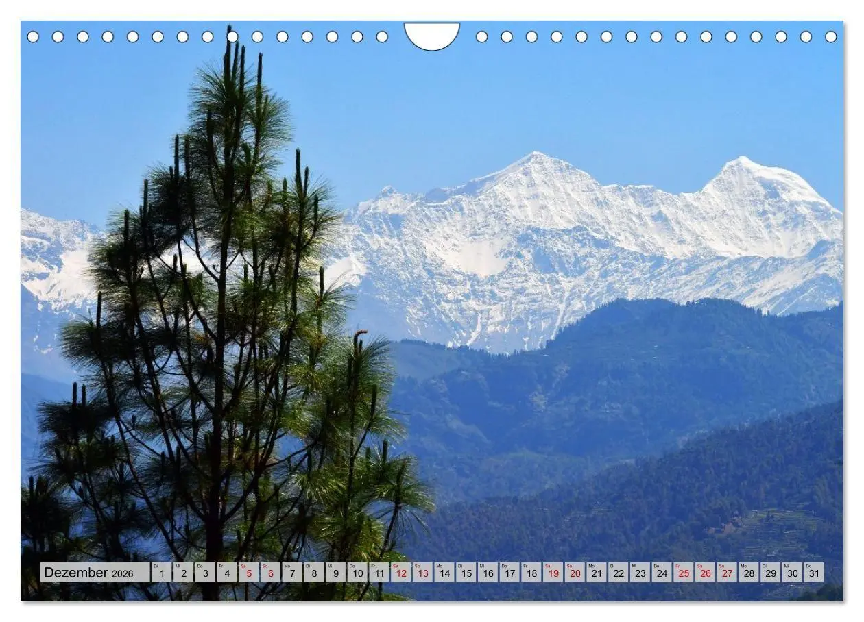 Bild: 9783516695328 | Uttarakhand - Land der Götter (Wandkalender 2026 DIN A4 quer),...