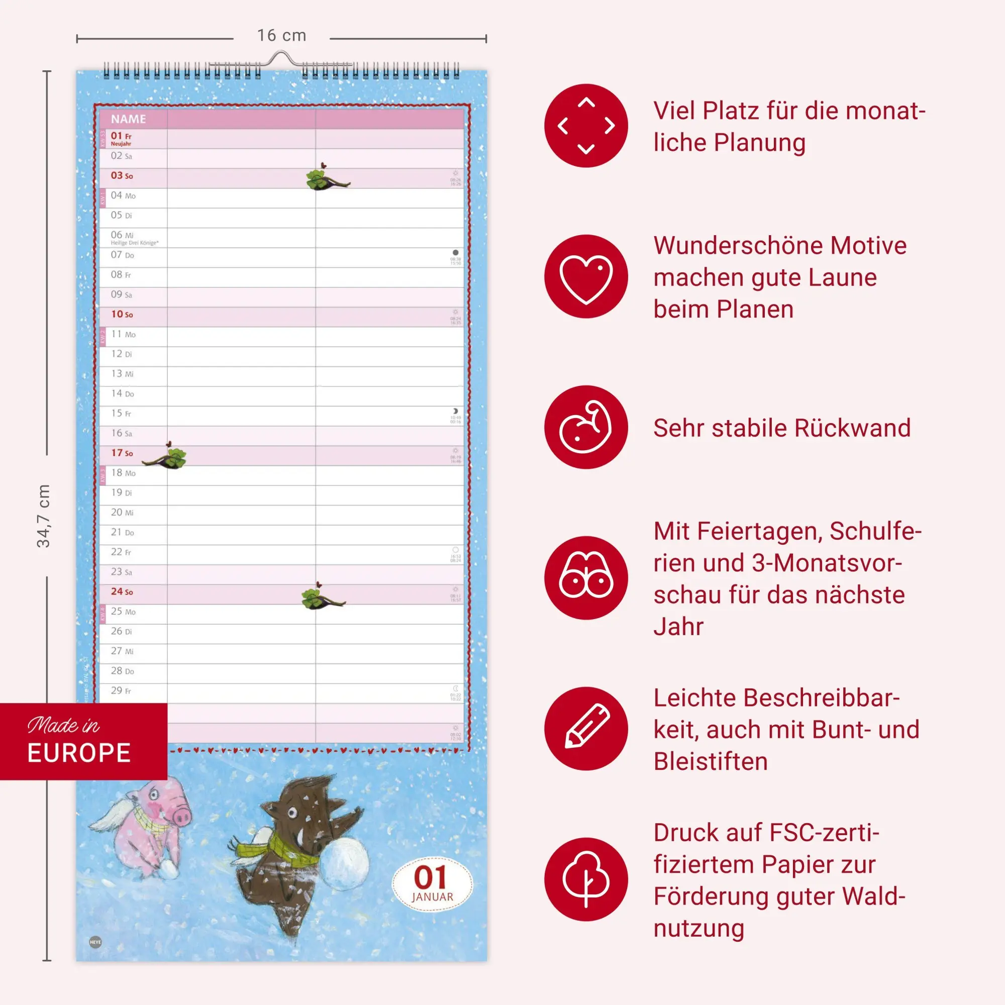 Bild: 9783756415328 | Rosalie &amp; Trüffel Planer für zwei 2027 | Katja Reider | Kalender