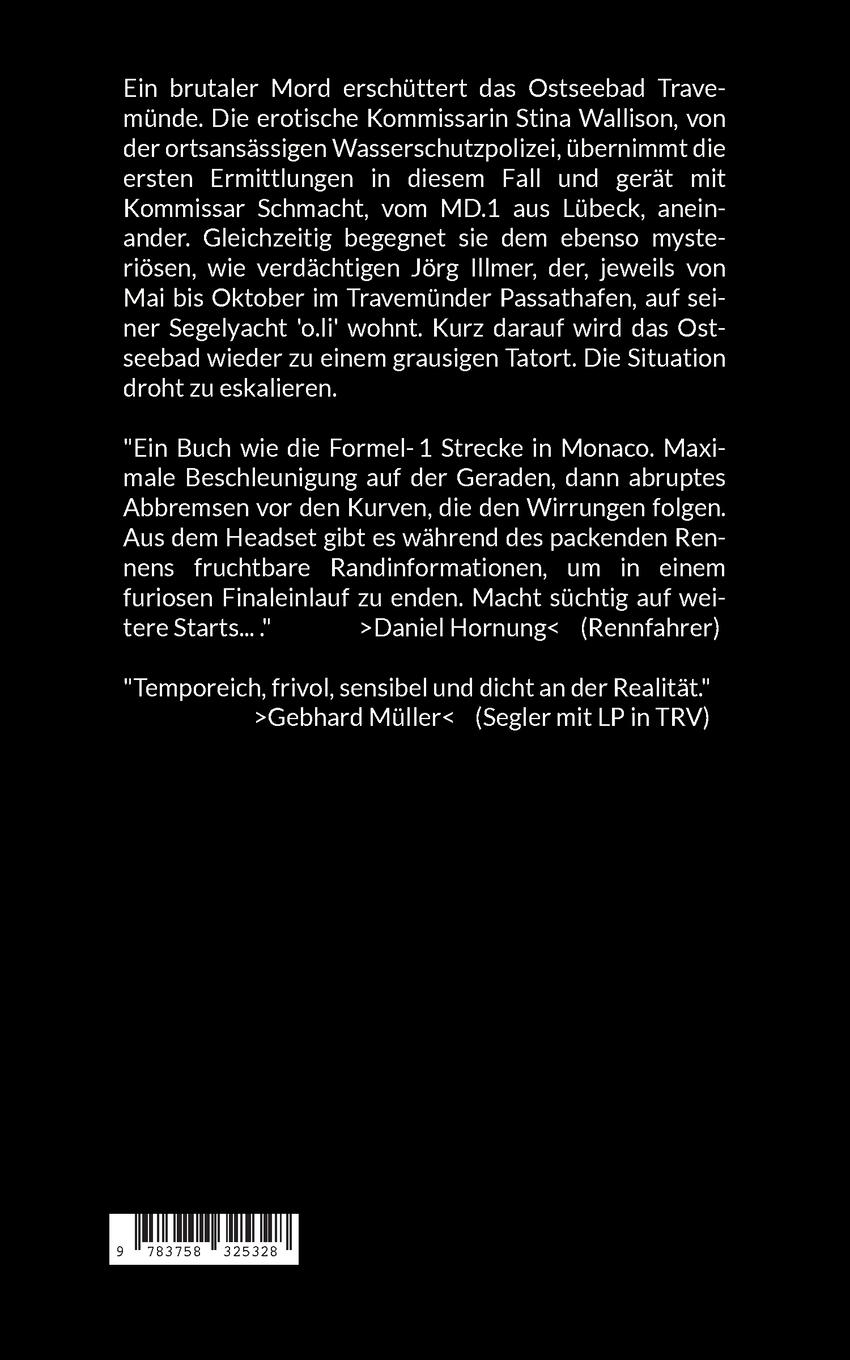 Rückseite: 9783758325328 | Der Passatmörder | Guido Bleil | Taschenbuch | Travemünder Geschichten