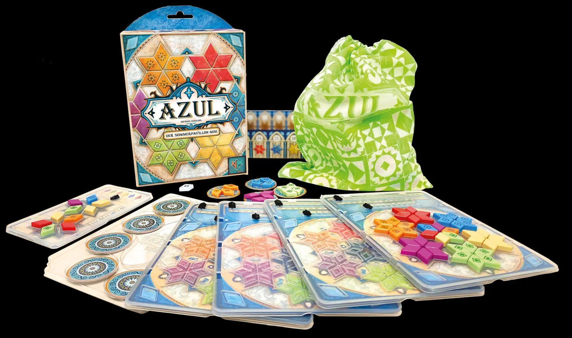 Bild: 4015566605428 | Azul: Der Sommerpavillon Mini | Michael Kiesling | Spiel | NMGD0014