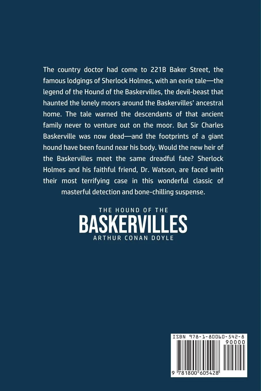 Rückseite: 9781800605428 | The Hound of the Baskervilles | Arthur Conan Doyle | Taschenbuch