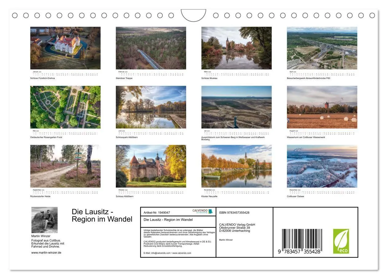 Bild: 9783457355428 | Die Lausitz - Region im Wandel (Wandkalender 2026 DIN A4 quer),...
