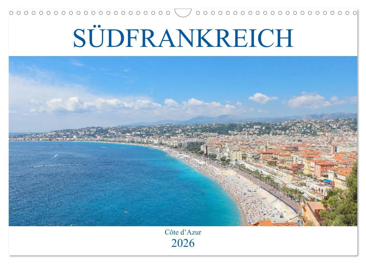 Cover: 9783457805428 | Südfrankreich - Côte d'Azur (Wandkalender 2026 DIN A3 quer),...