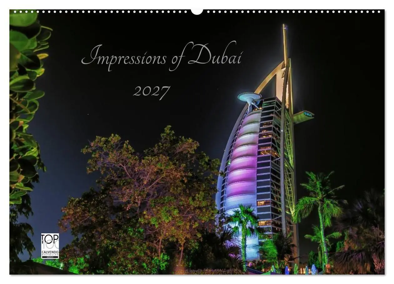 Cover: 9783569915428 | Impressions of Dubai 2027 (Wandkalender 2027 DIN A2 quer), CALVENDO...