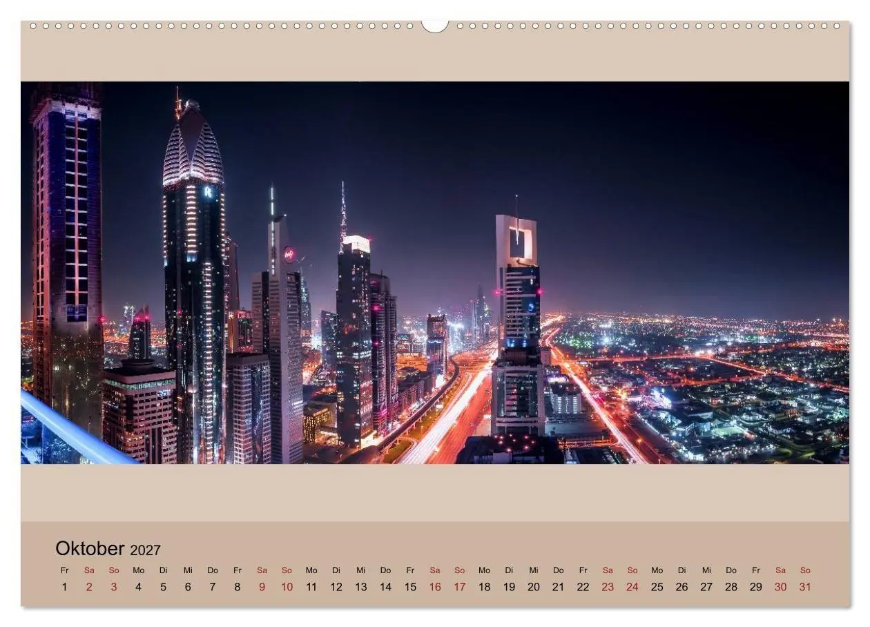 Bild: 9783569915428 | Impressions of Dubai 2027 (Wandkalender 2027 DIN A2 quer), CALVENDO...