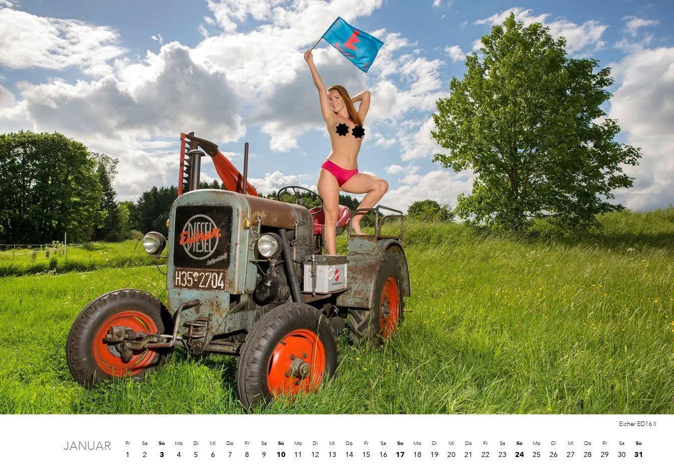 Bild: 9783960585428 | Jungbauernträume Kalender 2027 | Frank Lutzebäck | Kalender | 14 S.