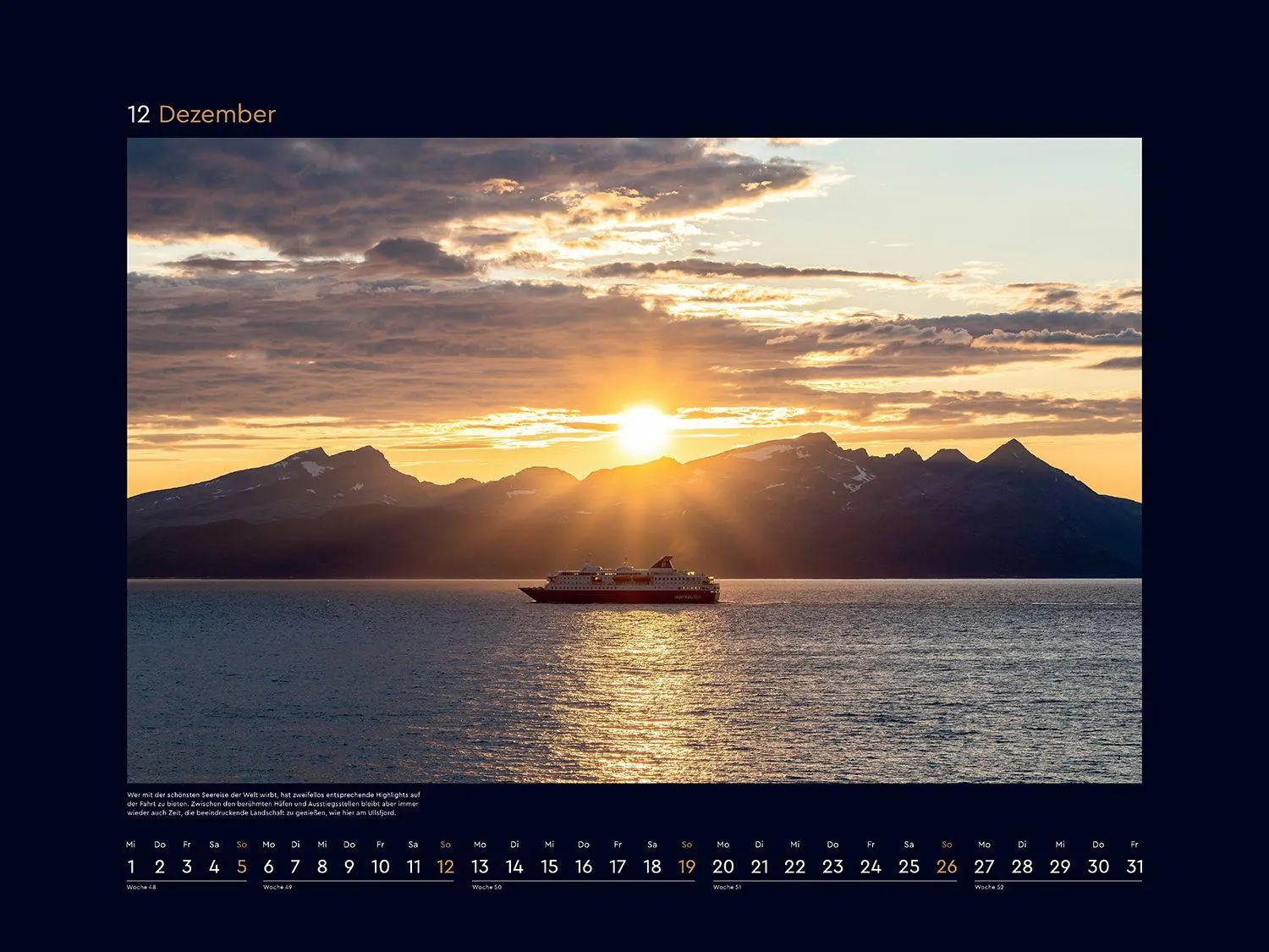 Bild: 9783965915428 | Hurtigruten - KUNTH Wandkalender 2027 | Kalender | 14 S. | Deutsch
