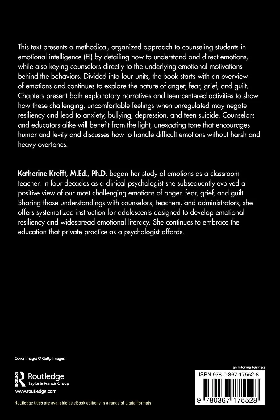 Rückseite: 9780367175528 | Emotional Intelligence in Schools | Katherine M. Krefft | Taschenbuch