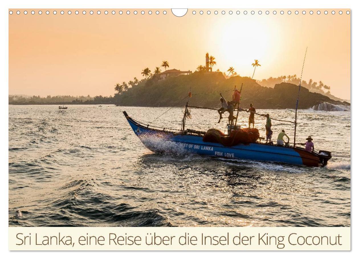 Cover: 9783435495528 | Sri Lanka, eine Reise über die Insel der King Coconut (Wandkalender...