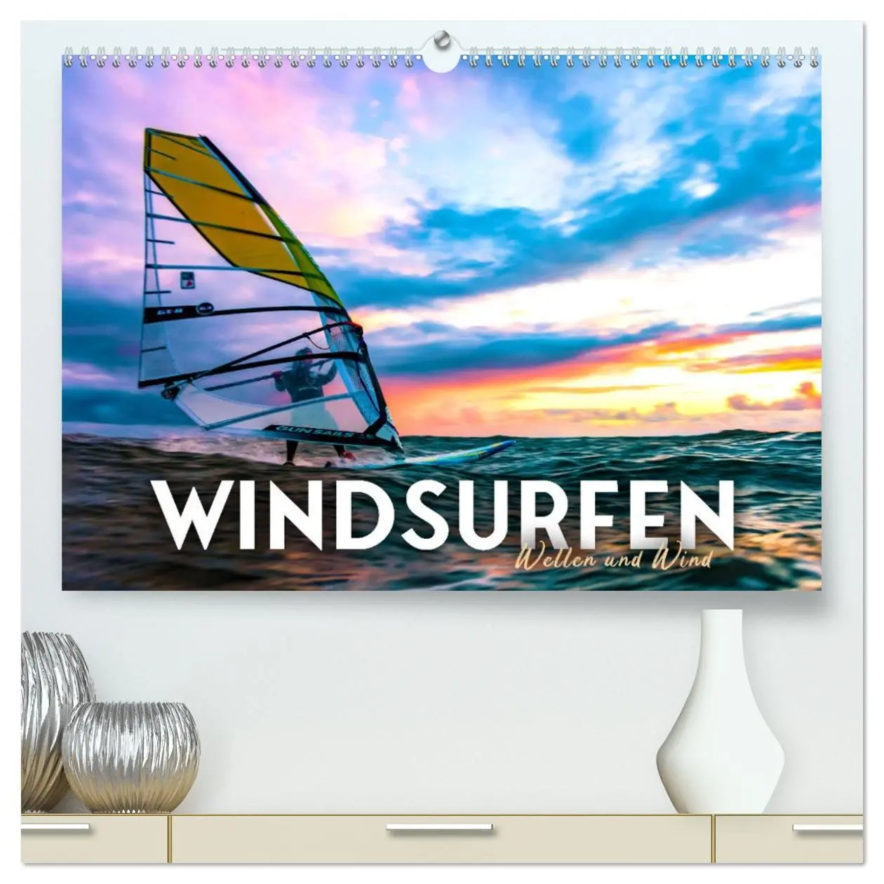 Cover: 9783457415528 | Windsurfen - Wellen und Wind (hochwertiger Premium Wandkalender...