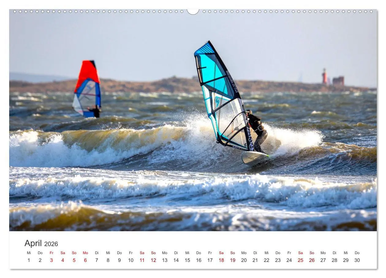 Bild: 9783457415528 | Windsurfen - Wellen und Wind (hochwertiger Premium Wandkalender...