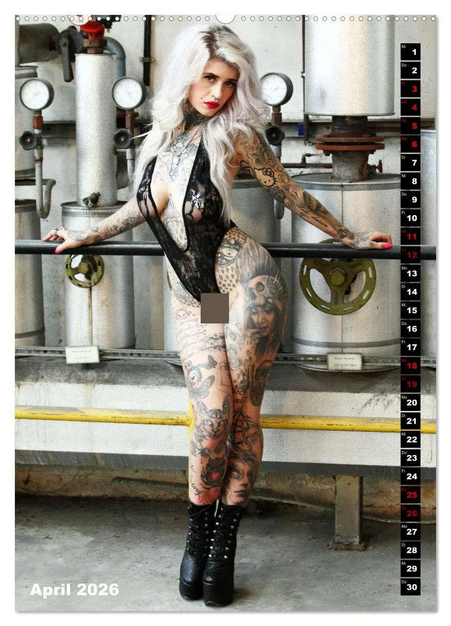 Bild: 9783516365528 | Beauty Tattoo 2026 (hochwertiger Premium Wandkalender 2026 DIN A2...