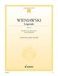 Cover: 9783795795528 | Légende opus 17 | Henryk Wieniawski | Broschüre | 16 S. | Deutsch