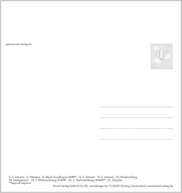 Bild: 9783819305528 | Mach's dir schön 2027 | aufstellbarer Postkartenkalender | Korsch