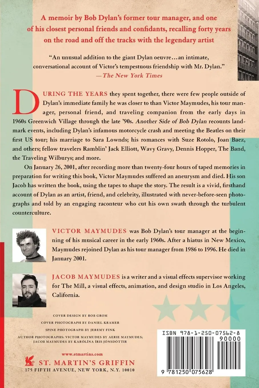 Rückseite: 9781250075628 | Another Side of Bob Dylan | Victor Maymudes | Taschenbuch | 288 S.