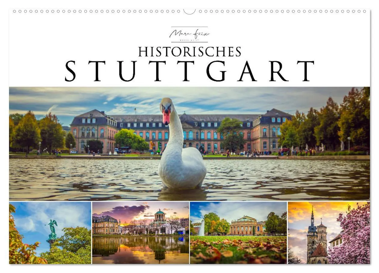 Cover: 9783457715628 | Historisches Stuttgart 2026 (Wandkalender 2026 DIN A2 quer),...