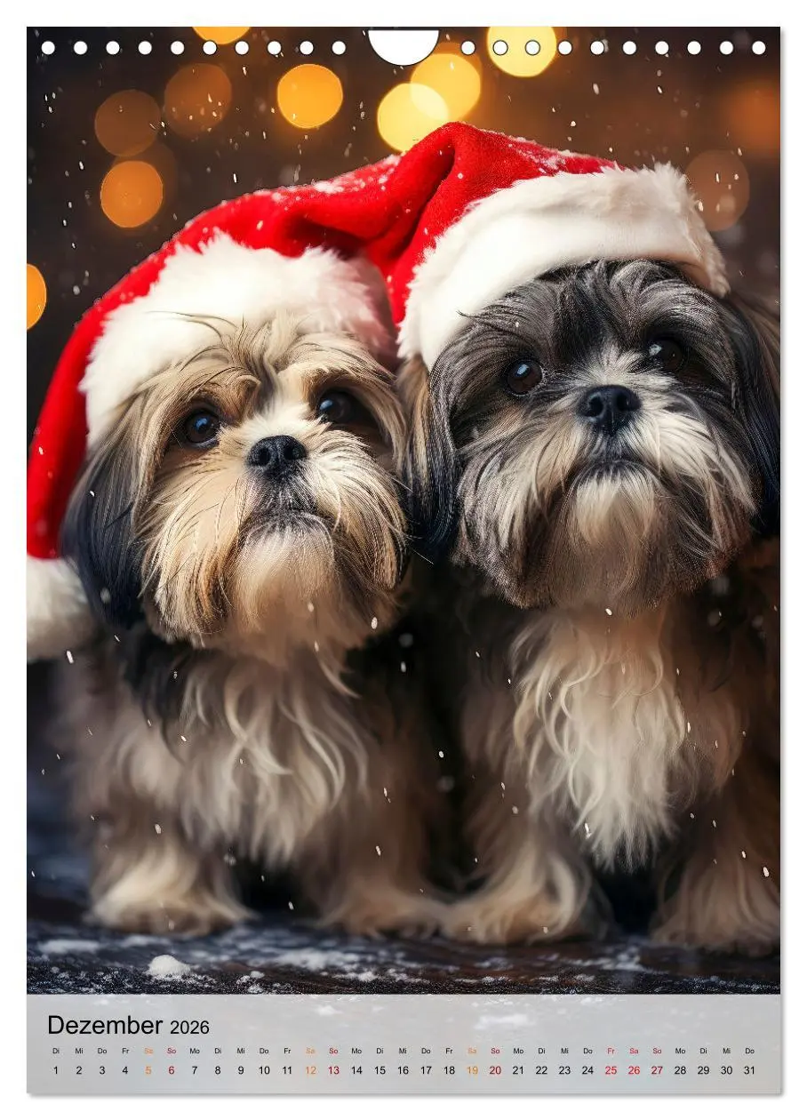 Bild: 9783516285628 | Shih Tzu - immer im Mittelpunkt (Wandkalender 2026 DIN A4 hoch),...