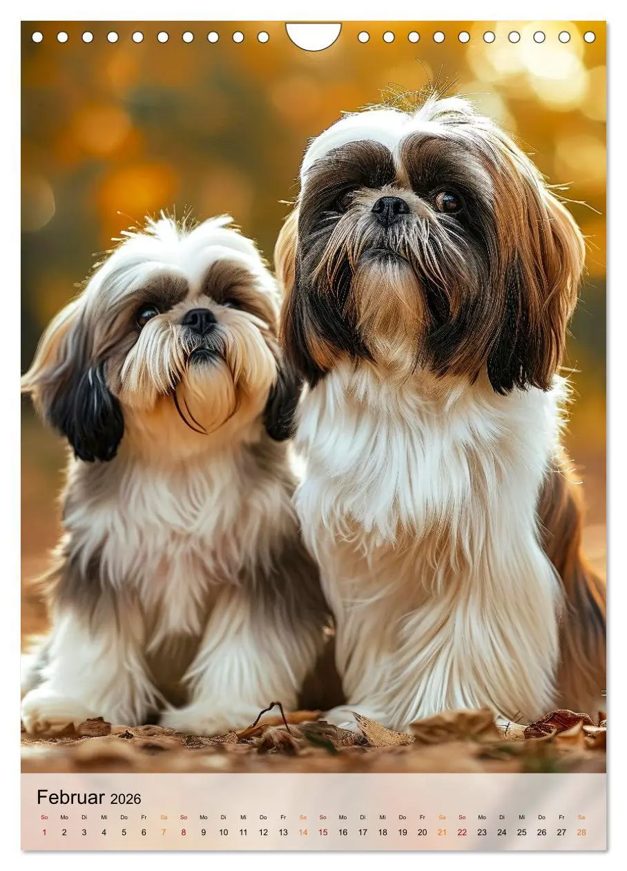 Bild: 9783516285628 | Shih Tzu - immer im Mittelpunkt (Wandkalender 2026 DIN A4 hoch),...