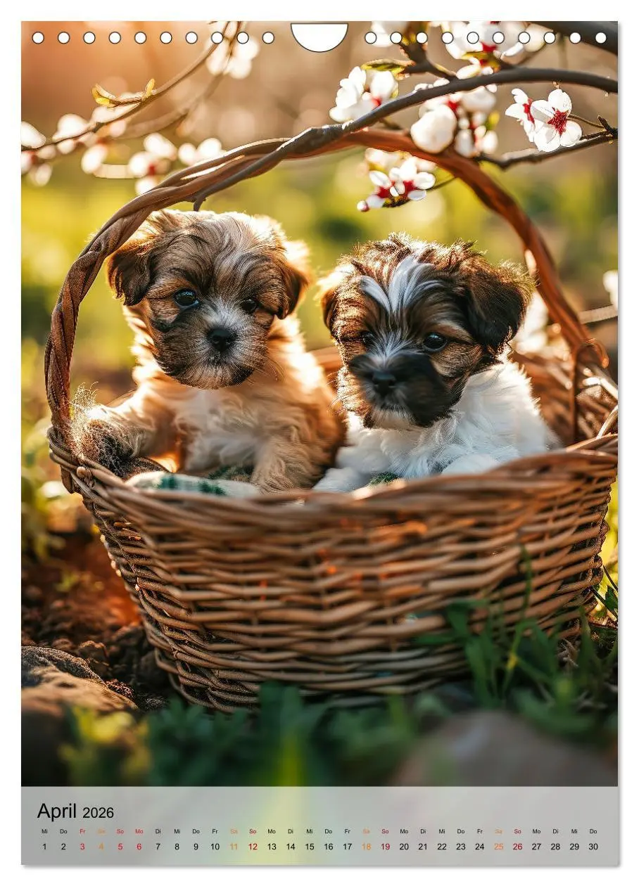 Bild: 9783516285628 | Shih Tzu - immer im Mittelpunkt (Wandkalender 2026 DIN A4 hoch),...