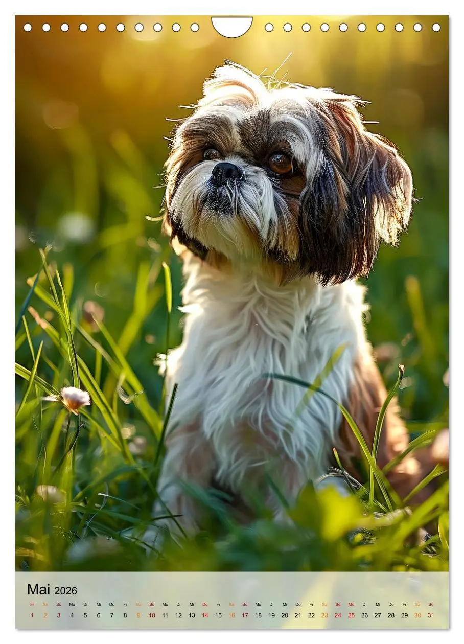 Bild: 9783516285628 | Shih Tzu - immer im Mittelpunkt (Wandkalender 2026 DIN A4 hoch),...