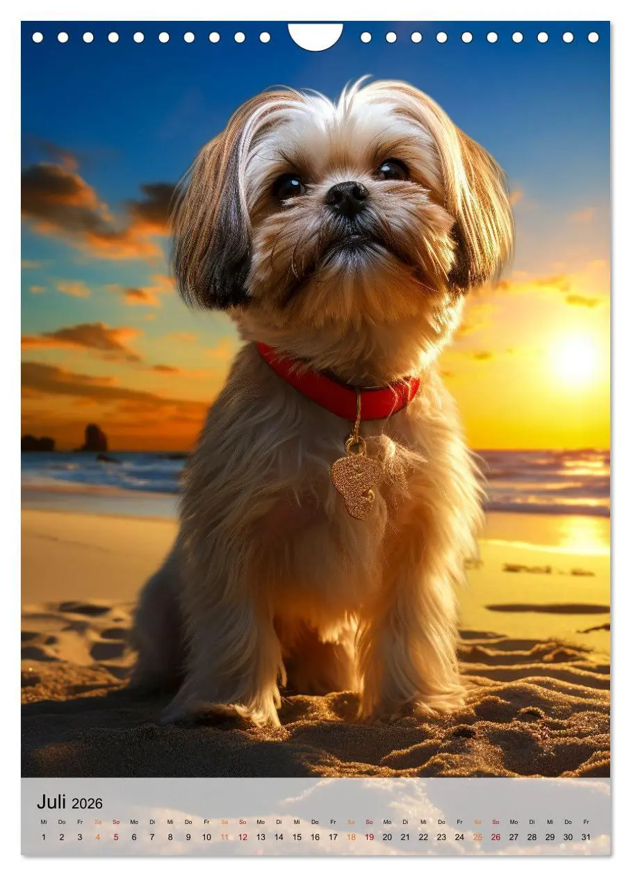 Bild: 9783516285628 | Shih Tzu - immer im Mittelpunkt (Wandkalender 2026 DIN A4 hoch),...