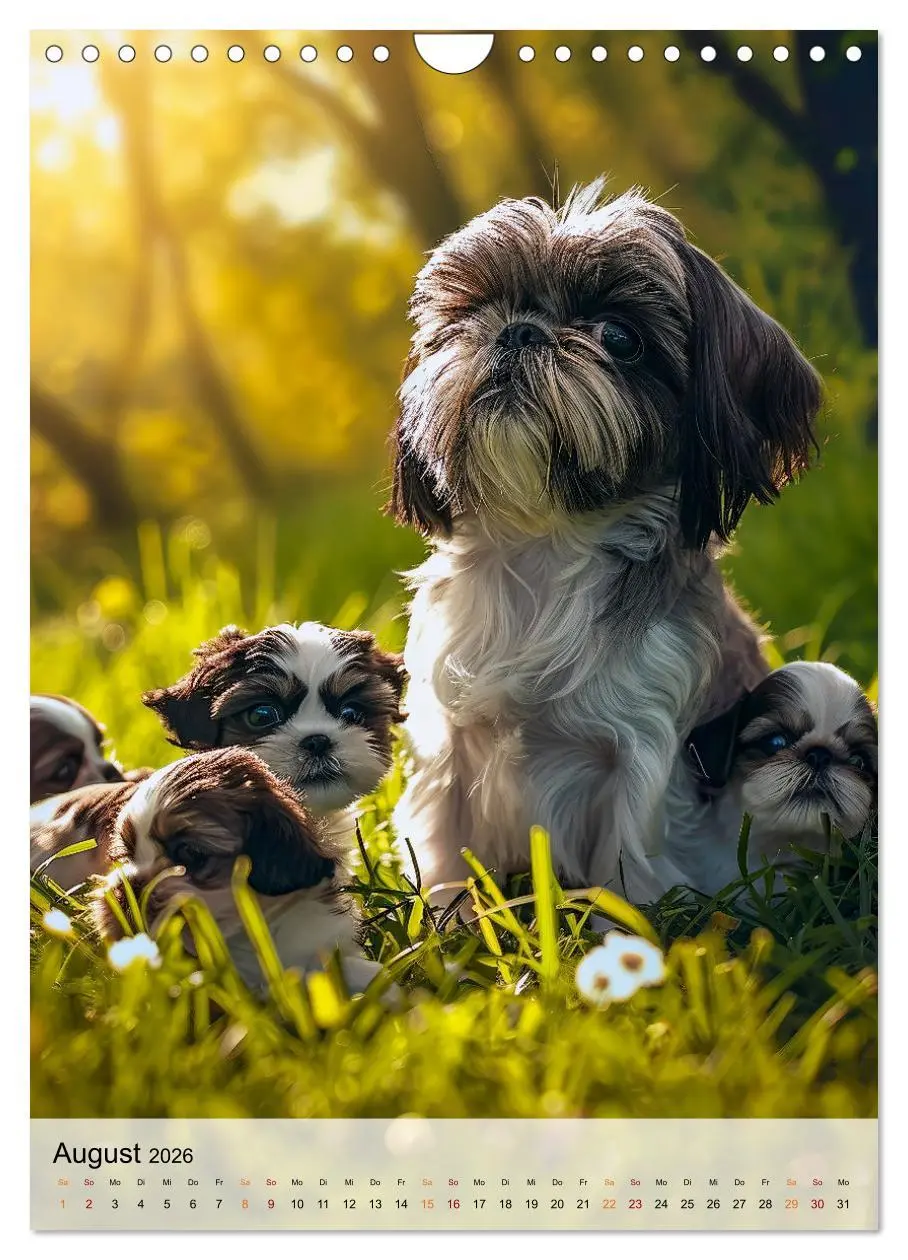 Bild: 9783516285628 | Shih Tzu - immer im Mittelpunkt (Wandkalender 2026 DIN A4 hoch),...