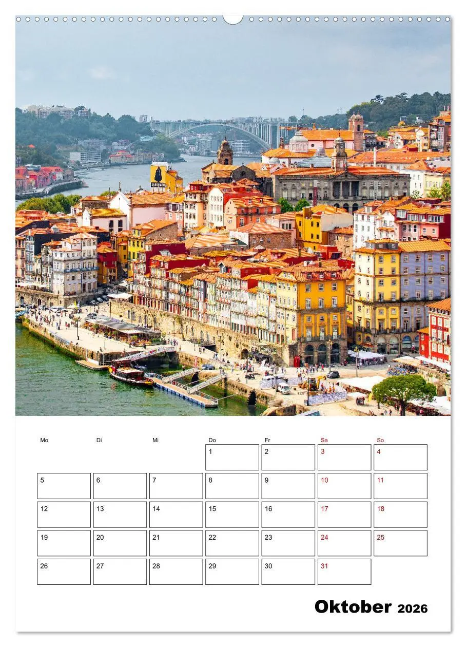 Bild: 9783516355628 | Porto - ein Traumreiseziel (Wandkalender 2026 DIN A2 hoch),...
