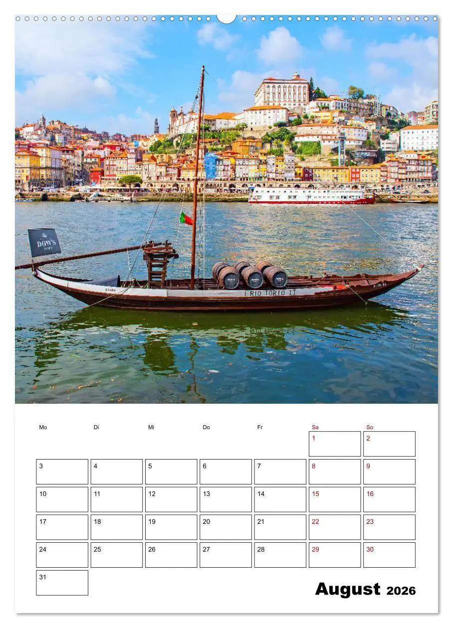 Bild: 9783516355628 | Porto - ein Traumreiseziel (Wandkalender 2026 DIN A2 hoch),...