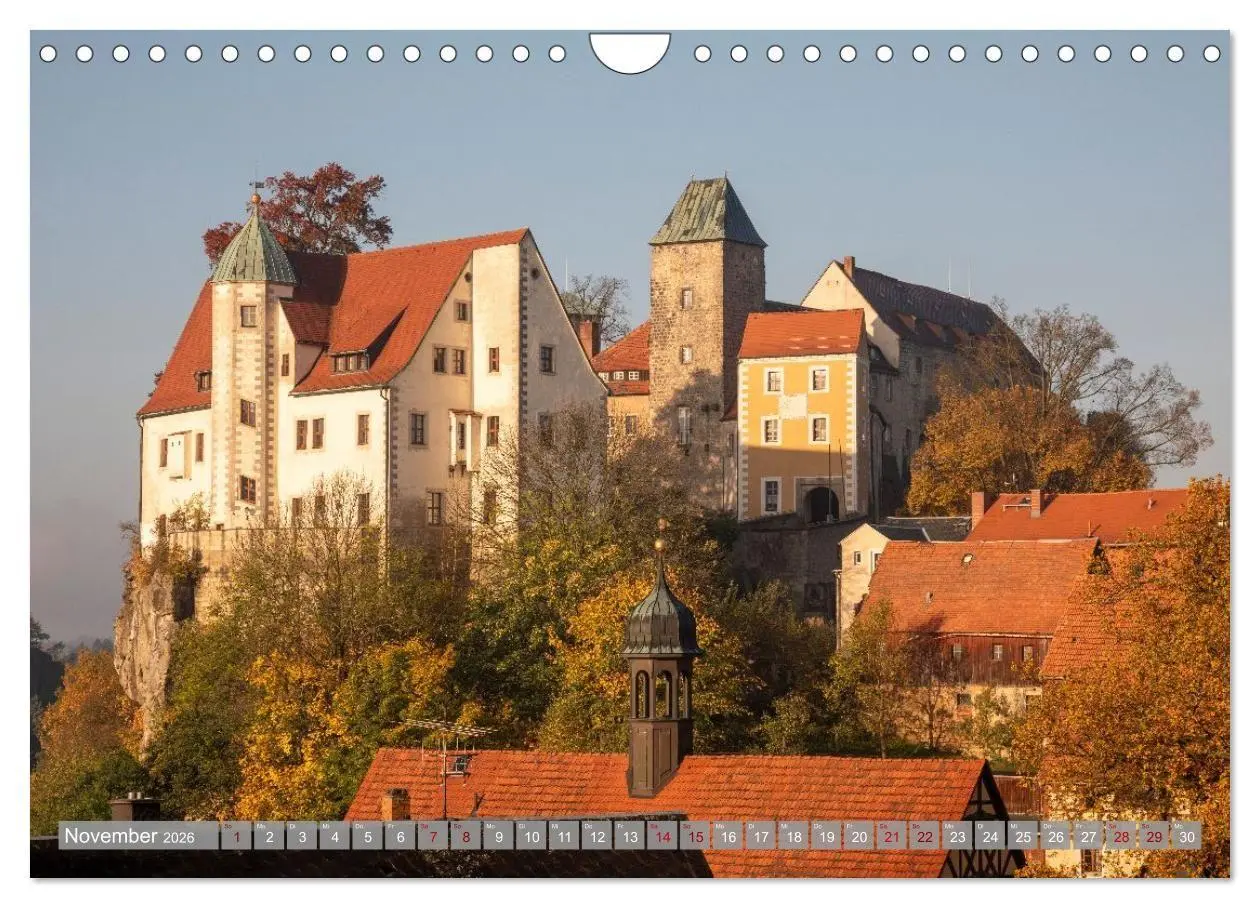 Bild: 9783516665628 | Burgen in Deutschland (Wandkalender 2026 DIN A4 quer), CALVENDO...