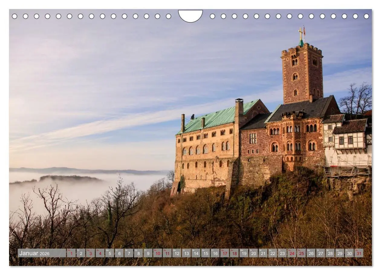 Bild: 9783516665628 | Burgen in Deutschland (Wandkalender 2026 DIN A4 quer), CALVENDO...