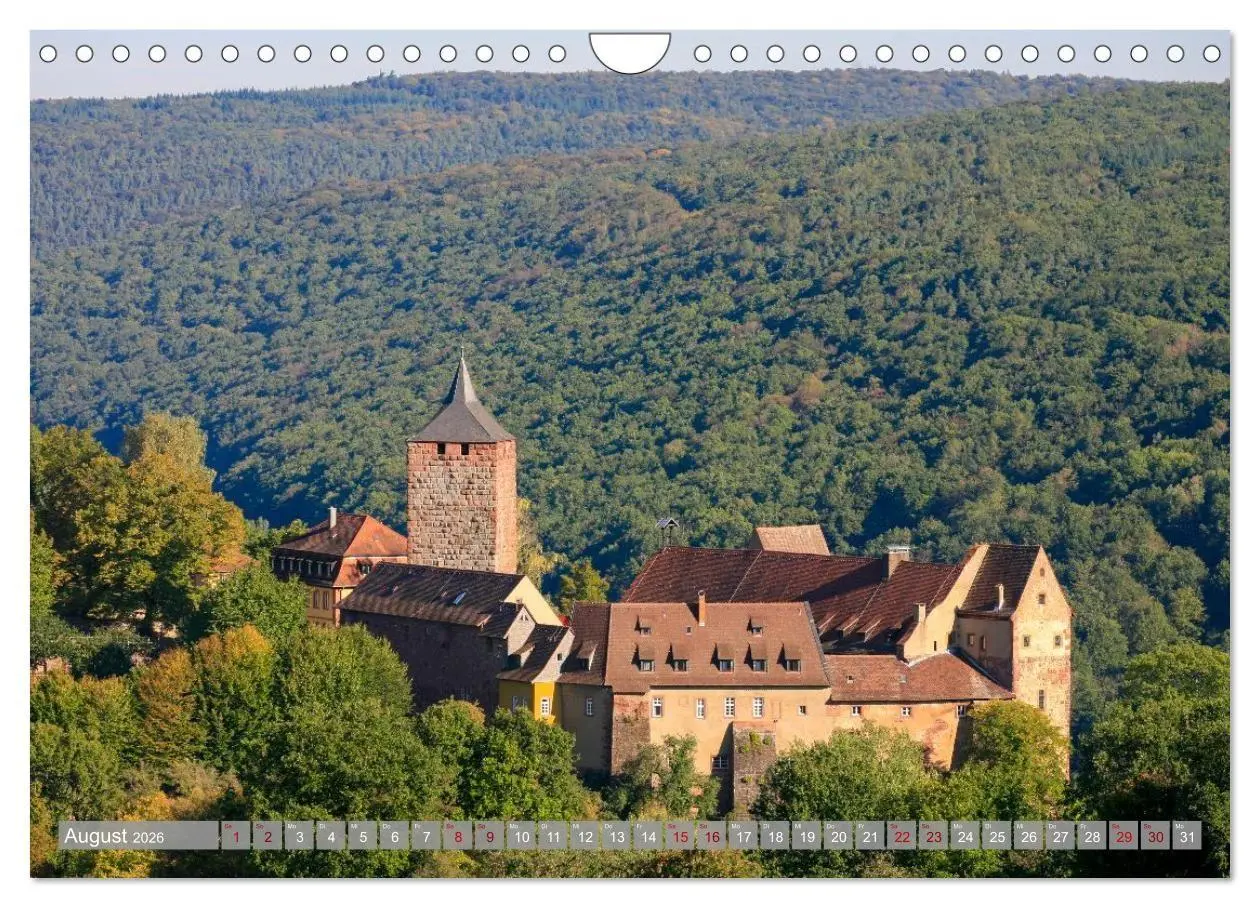 Bild: 9783516665628 | Burgen in Deutschland (Wandkalender 2026 DIN A4 quer), CALVENDO...