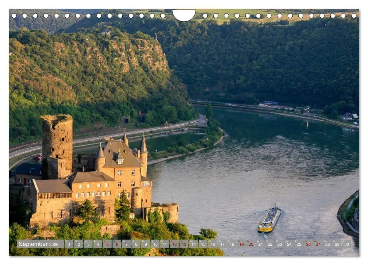 Bild: 9783516665628 | Burgen in Deutschland (Wandkalender 2026 DIN A4 quer), CALVENDO...